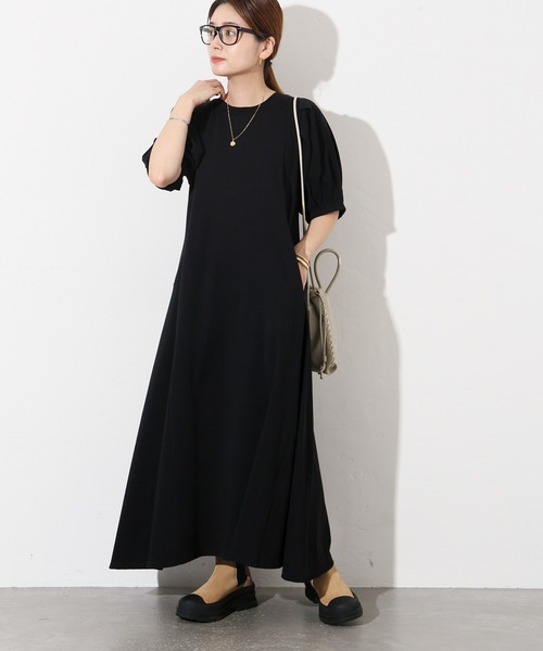 「JOURNAL STANDARD」 半袖ワンピース - ブルー レディース_画像5