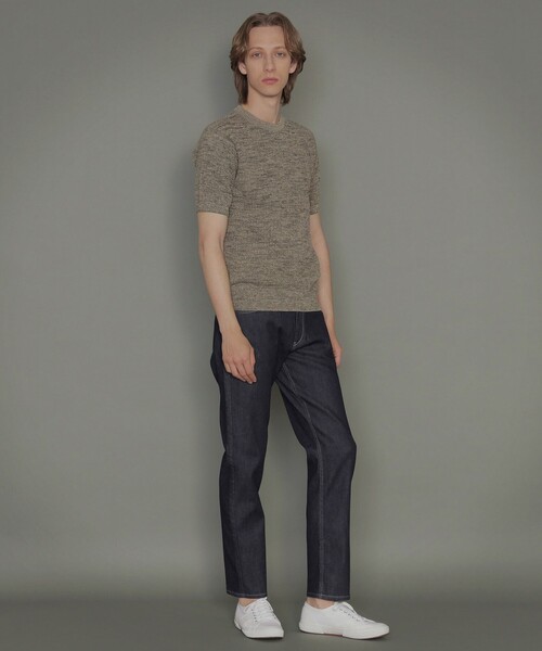 「MACKINTOSH LONDON」 半袖ニット M ブルー系その他7 メンズ_画像3