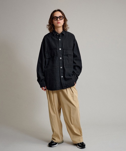 WETTEMPT デニムジャケット LARGE サックスブルー メンズ : ZOZOTOWN