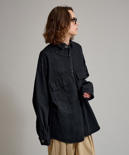 WETTEMPT デニムジャケット LARGE サックスブルー メンズ : ZOZOTOWN