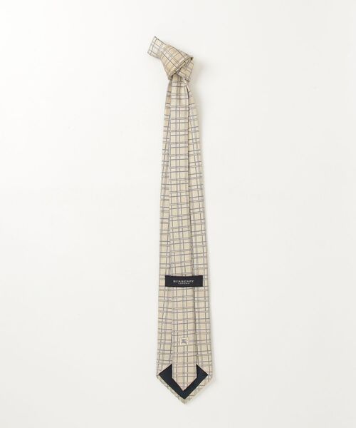 BURBERRY（バーバリー） チェック柄ネクタイ - ベージュ メンズ