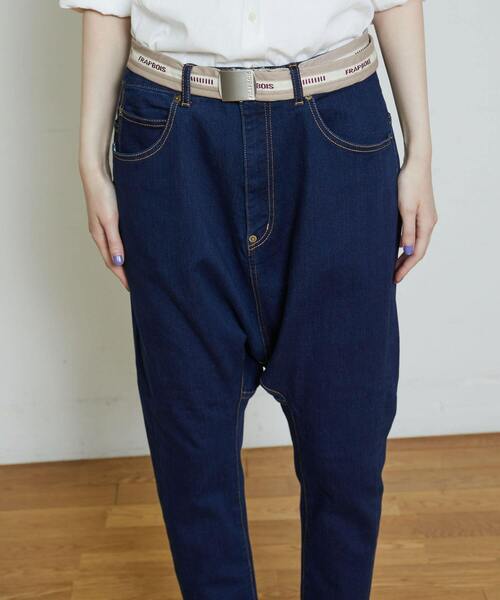 FRAPBOIS(フラボア) サルエルデニムパンツ 0 ネイビー レディース FRAPBOIS(フラボア) サルエルデニムパンツ 0 ネイビー レディース