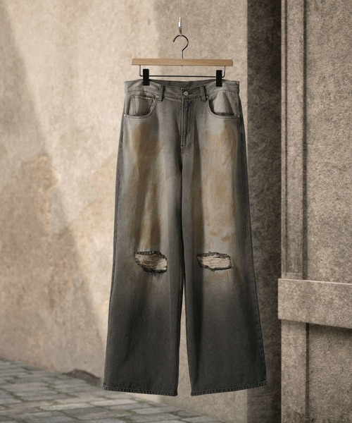 「EMMA CLOTHES」 デニムパンツ L インディゴブルー メンズ_画像7