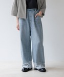 ジーンズ デニム デニムパンツ アソートレース...の詳細画像1