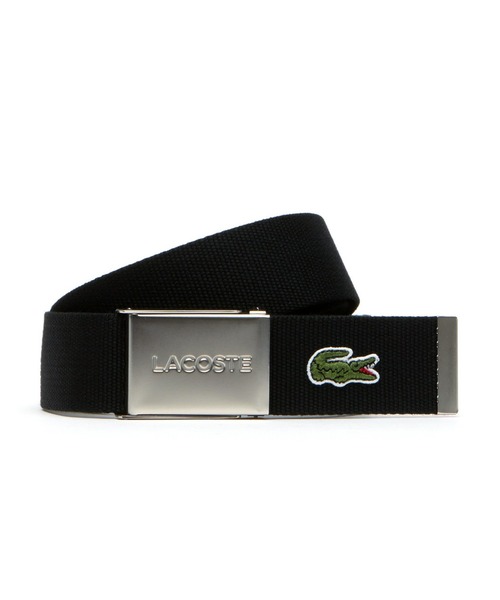 国内直営【LACOSTE】 L.12.12 布ベルト GIベルト 穴なしベルト LACOSTE ベルト 「Made in France」 L.12.12 布ベルト メンズ