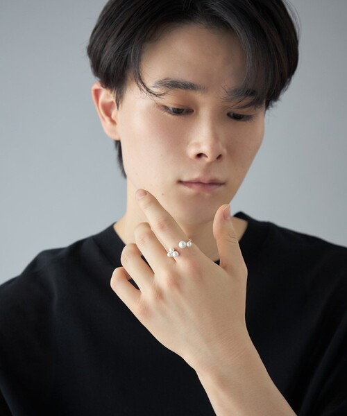 Jouete（ジュエッテ） 指輪 リング フォークリング パール レディース