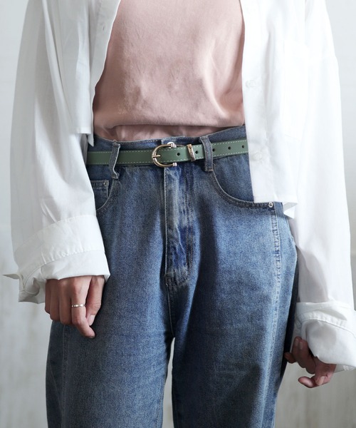 florist（フローリスト） ベルト 「8色展開」オーバルピンバックルの