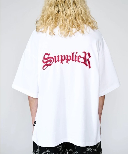 SUPPLIER Tシャツ クロス ラインストーン ロンT サプライヤー - www 激安販壳店舗 SUPPLIER パーカー スモーク サプライヤー ラインストーン フーディー パーカー