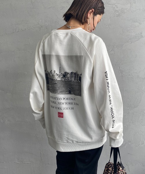 Manhattan Portage（マンハッタンポーテージ） スウェット 別注 バック 