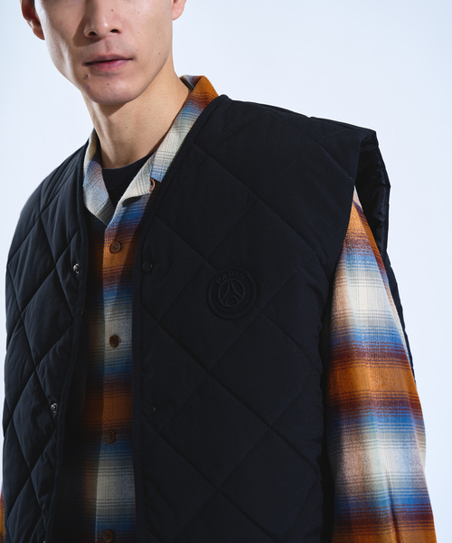 EDIFICE ベスト ジレ 「Paris Saint-Germain」キルティング