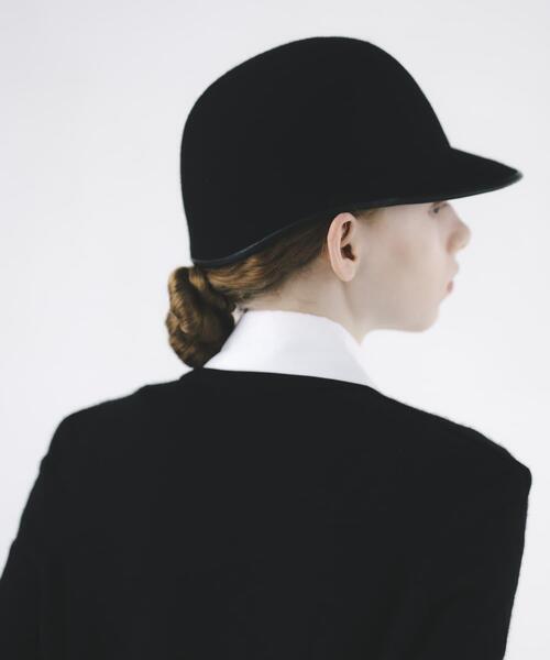 IRIS 47 seek cap キャップ IRIS47｜seek cap 帽子 ウール レザー - H.O.V(フォブ) | キナリノモール