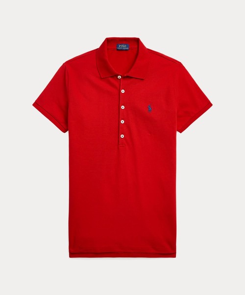 Polo by Ralph Lauren 赤 ポロシャツ XS POLO RALPH LAUREN（ポロ・ラルフローレン） ポロシャツ ポロ スリム