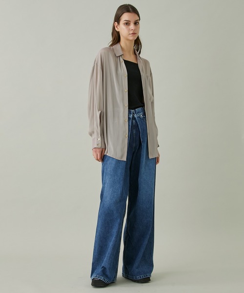 CLANE（クラネ） シャツ ブラウス 【CLANE/クラネ】CHAMBRAY LOOSE