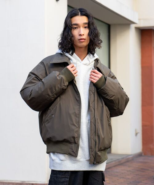 服/ファッション UNION MA1 UNIT（NIXON） ma1 ma-1 「UNIIT/ユニット」 ボリュームエコダウンMA-1
