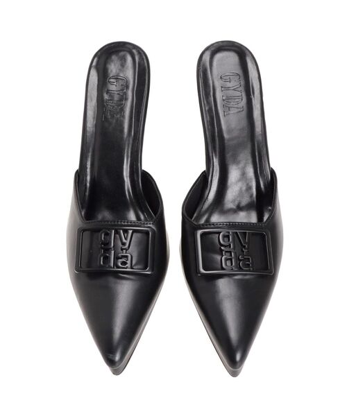 GYDA  GGバックルポインテッドミュール GYDA パンプス square gyda バックルポインテッドミュール