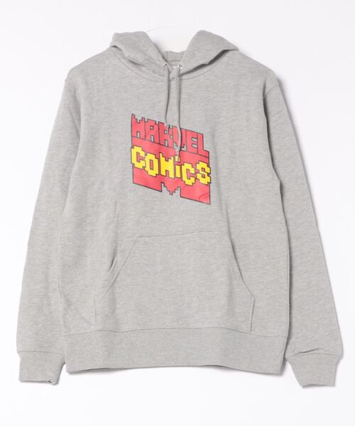 【Deus】CLUB★レギュラーフィット★フーディ/パーカー MARVEL パーカー 「 」 プルオーバーフーディ グラフレックス