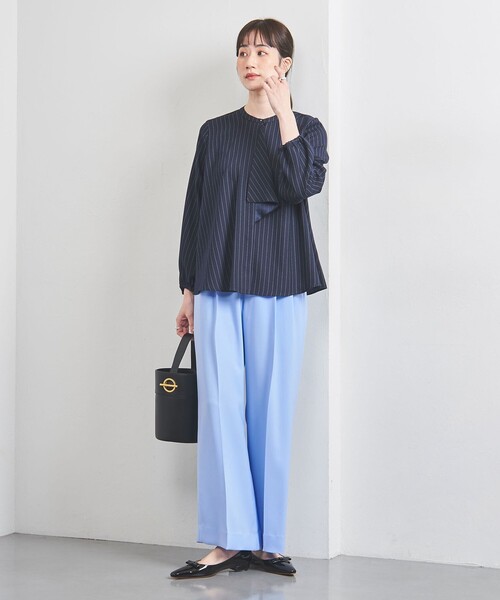 UNITED ARROWS スラックス パンツ 2タック ワイドパンツ