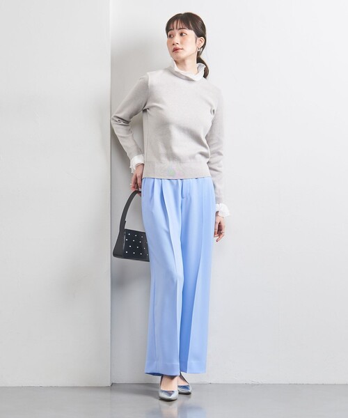 UNITED ARROWS スラックス パンツ 2タック ワイドパンツ