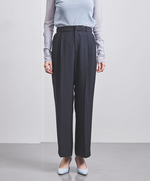 UNITED ARROWS タックワイドパンツ UNITED ARROWS スラックス パンツ 2タック ワイドパンツ