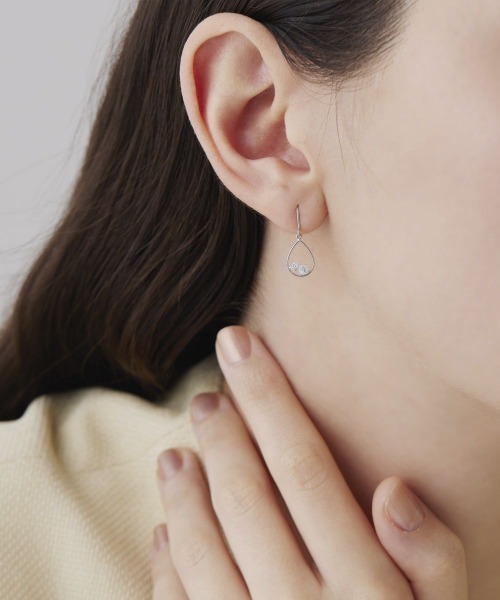 4℃ ピアス K10ホワイトゴールド レディース : ZOZOTOWN Yahoo!店