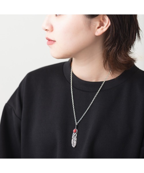 ABBEY MARKET（アビーマーケット） ネックレス フェザーネックレス