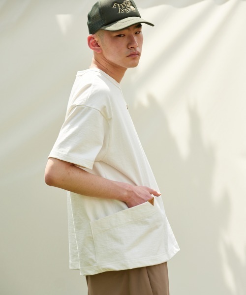 rehacer(レアセル) tシャツ : Loop Weel Multi Pocket S/S CS rehacer(レアセル) tシャツ : Loop Weel Multi Pocket S/S CS