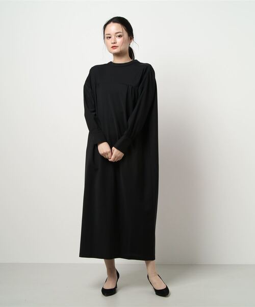 nitca」 長袖ワンピース FREE ブラック レディース : 82225505  