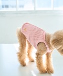 犬 服 「DOG」マルチボーダーキャミソールの詳細画像5