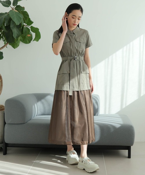 LADYMADE（レディメイド） ワンピース メッシュレイヤードワーク