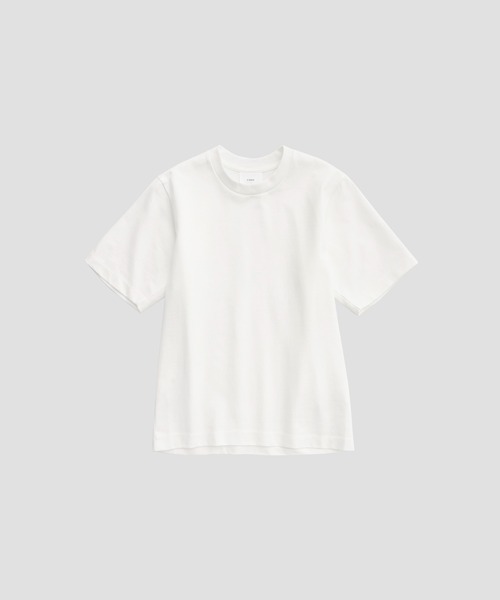 tシャツ 「CINOH/チノ」別注 REFINA COMPACT TEE/リフィナコットンコンパクトTシャツ/シンプルTシャツ レディース