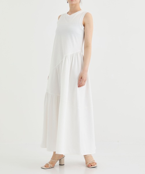 CINOH　チノ　ワンピース CINOH/チノ】別注 ZIP KNIT DRESS/ジップニットワンピース