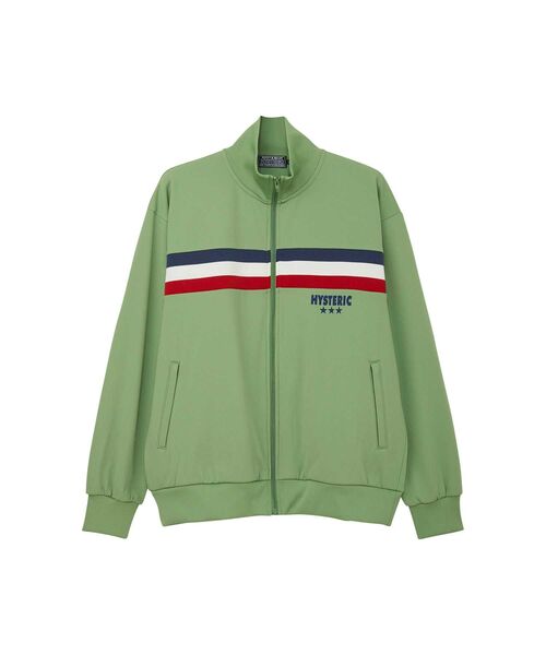 HYSTERIC GLAMOUR」 ジャージブルゾン MEDIUM グリーン メンズ 