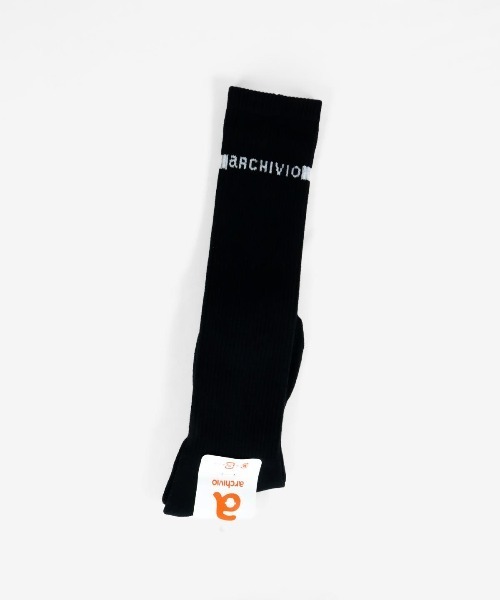 値下げ！ソックス付き！archivio スカート サイズ40【ソックス付き】 archivio 靴下 「LADIES」ロゴ入りロングソックス「2024年秋冬