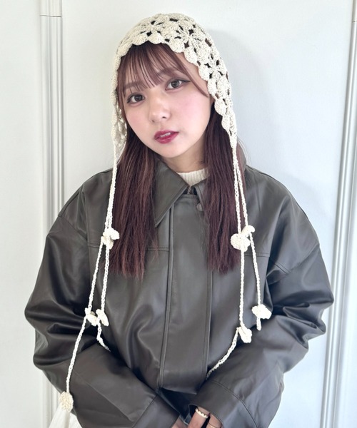 花冷え。新品未開封　完全完売品。　　ニットキャップ完売品 FLOWERS2(ONESIZE PURPLE): ニットキャップ｜帽子通販｜CA4LA