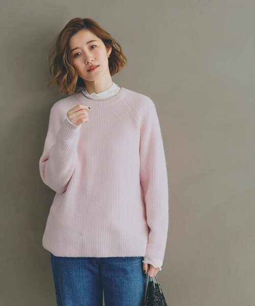 grove（グローブ） ニット セーター クルーネック畔プルオーバー