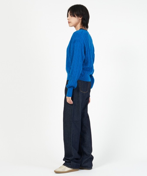 THE SHINZONE ニット セーター COTTON CASHMERE CABLE KNIT