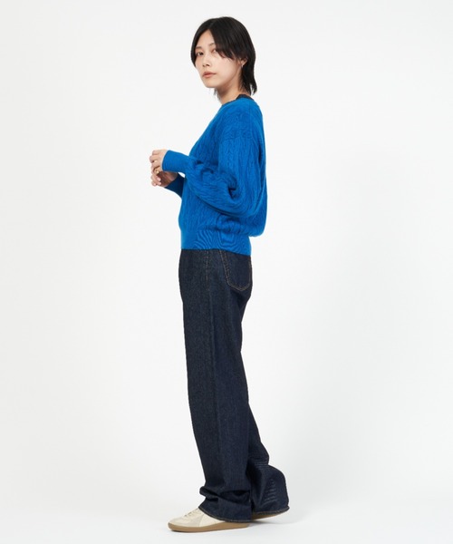 ニット セーター COTTON CASHMERE CABLE KNIT コットン カシミヤ ケーブル ニット セーター レディース メンズ THE SHINZONE ニット セーター COTTON CASHMERE CABLE KNIT