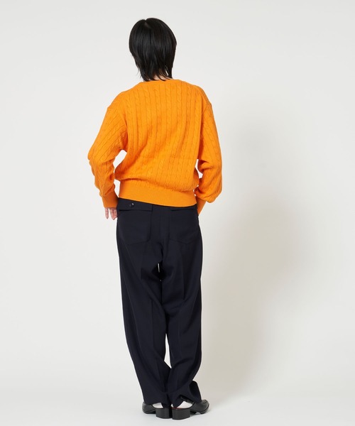 ニット セーター COTTON CASHMERE CABLE KNIT コットン カシミヤ ケーブル ニット セーター レディース メンズ THE SHINZONE ニット セーター COTTON CASHMERE CABLE KNIT