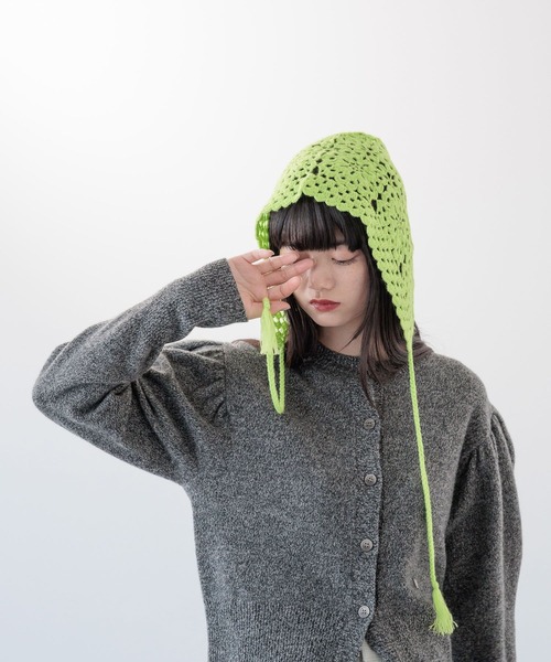 ニット帽 ニットキャップ ウールクロシェビーニー 231522 レディース
