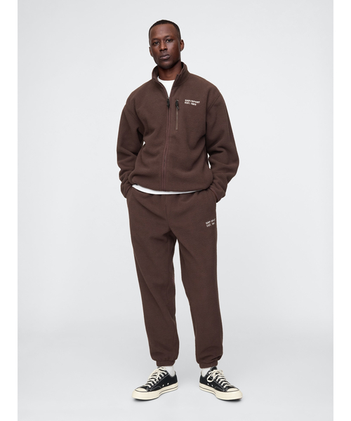GAP パンツ GAPロゴ アークティック フリースジョガーパンツ