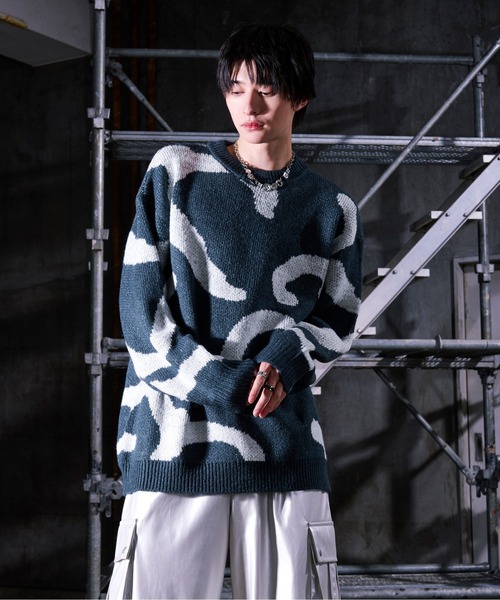 Ellno Loset（エルノロゼット） セーター ニット ニュアンスライン