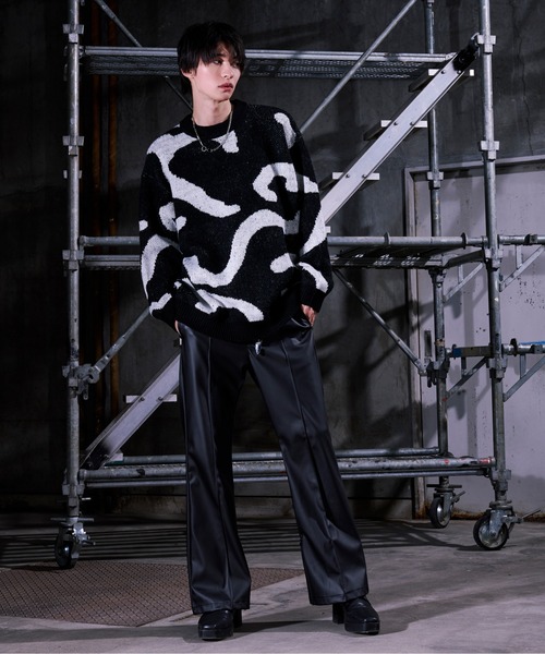 Ellno Loset（エルノロゼット） セーター ニット ニュアンスライン