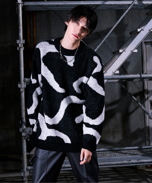 Ellno Loset（エルノロゼット） セーター ニット ニュアンスライン