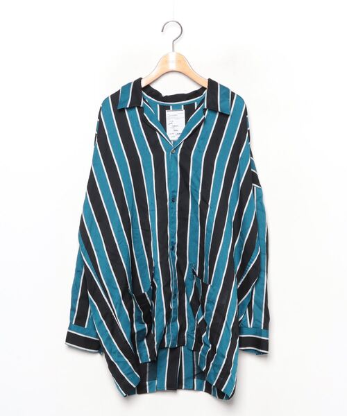 SHAREEF 「SHAREEF」 長袖シャツ 1 グリーン メンズ : ZOZOTOWN Yahoo 