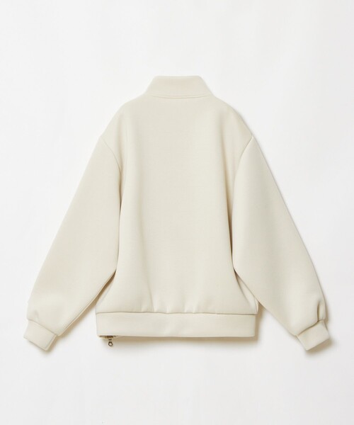 トレーナー スウェット ボンディングアシンメトリーZIP プルオーバー レディース allureville トレーナー スウェット ボンディングアシンメトリー