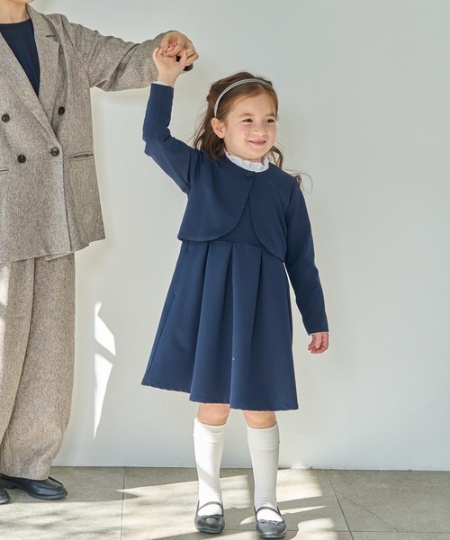 女児用子供服　110cm ノースリーブワンピース ボレロセット　コージアトリエ 女児用子供服 110cm ノースリーブワンピース ボレロセット