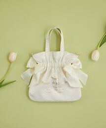 Maison de FLEUR トートバッグ ダブルリボン2Wayトートバッグ