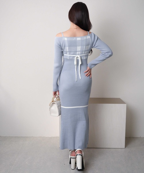 LIP SERVICE（リップサービス） ワンピース チェックジャガード