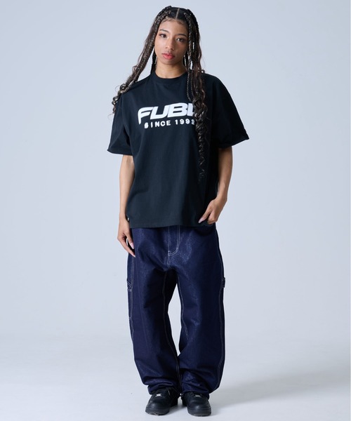FUBU tシャツ フブ ブランド ロゴ 刺繍 アメカジ クルーネック