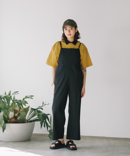 サウザンドマイル　オーバーオール　ブラック FREAK'S STORE サロペット オーバーオール Americana × THOUSAND